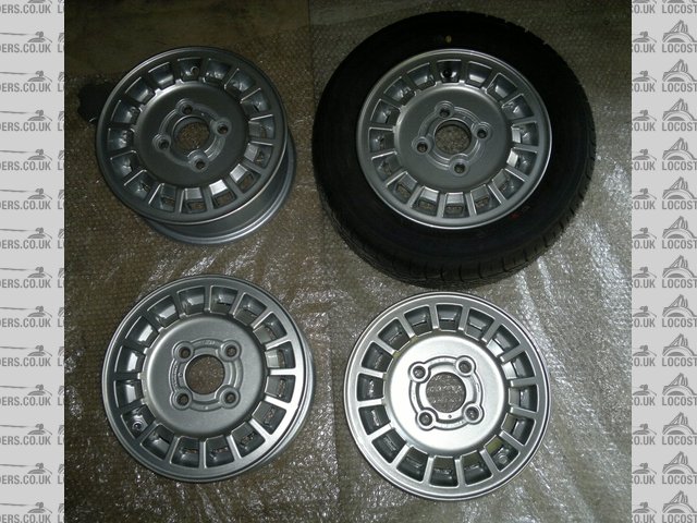Front of the set of Ghia alloys 
