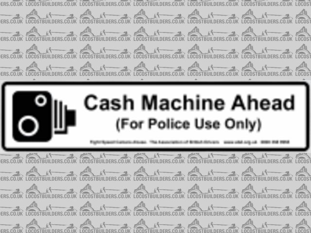 Speed camera cash machines