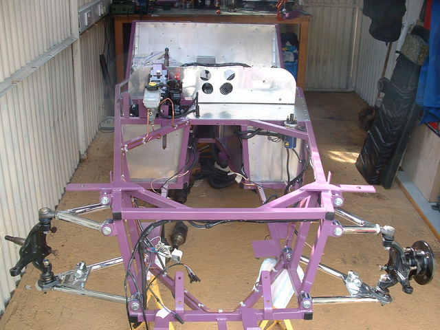front end with wishbones