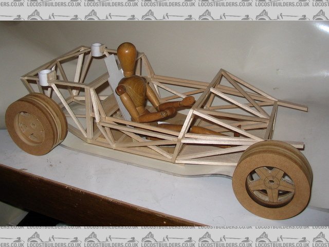 Partial balsa chassis