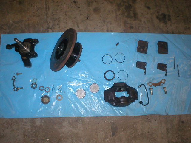 Stub Axle Prior to Reassembly 