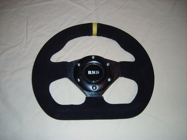 Suede RMD steering wheel 10