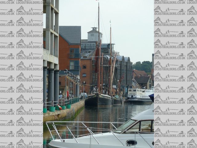 Thames barge in Ipswich