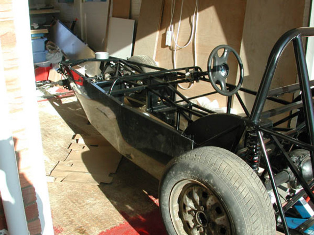 4 wheels (including the steering wheel!) and ali side panels on