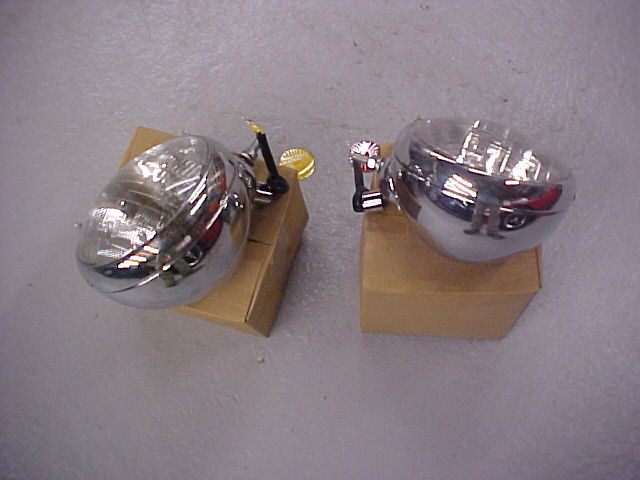 W**&field chrome headlights - never fitted, as new - offers