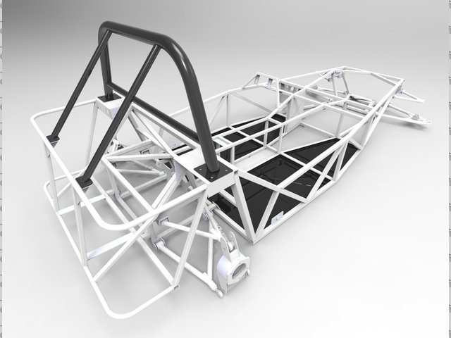 3d cad model of chassis