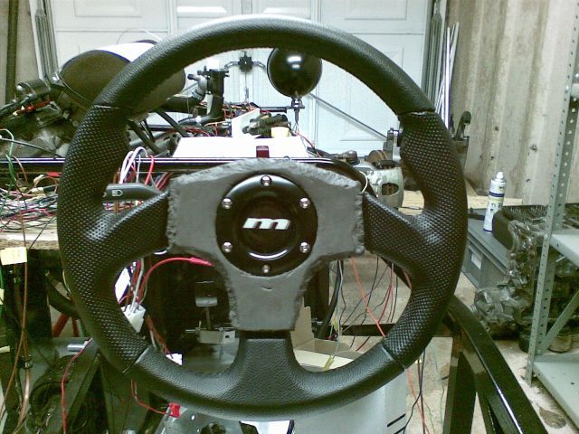 Steering wheel pad
