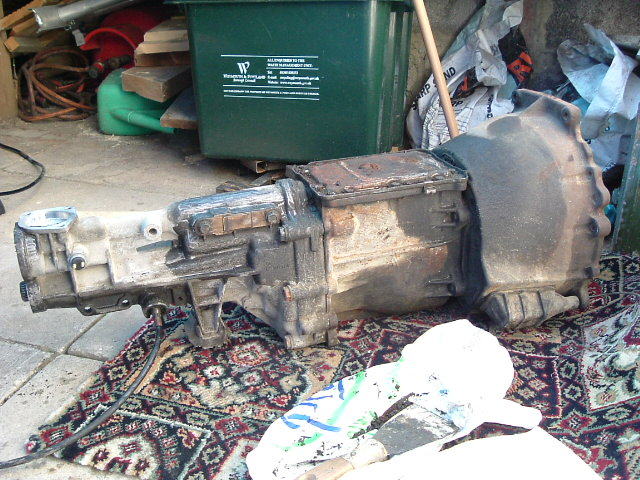 Gearbox before.