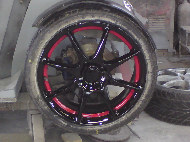 wheel painted