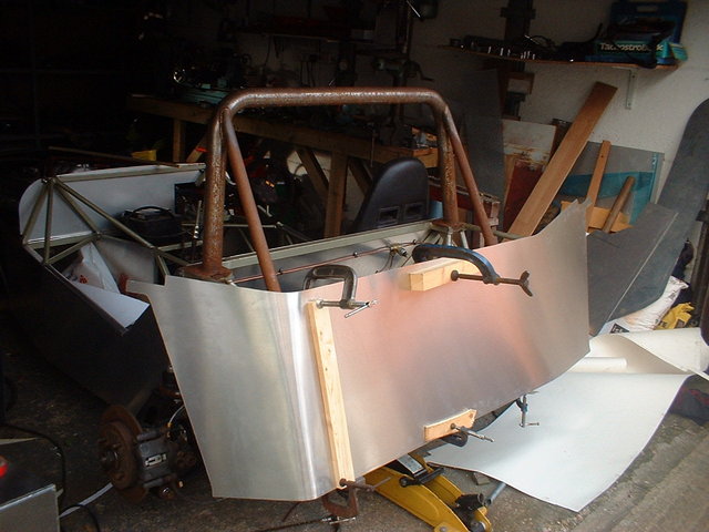 bending rear panel