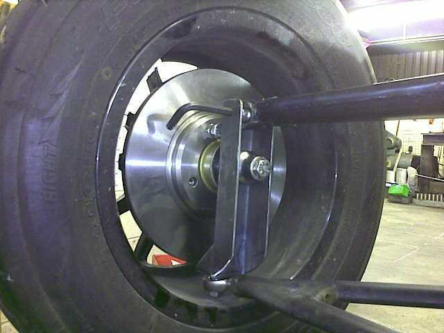 upright with wheel