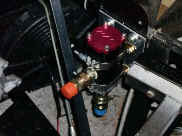 Oil remote fitted