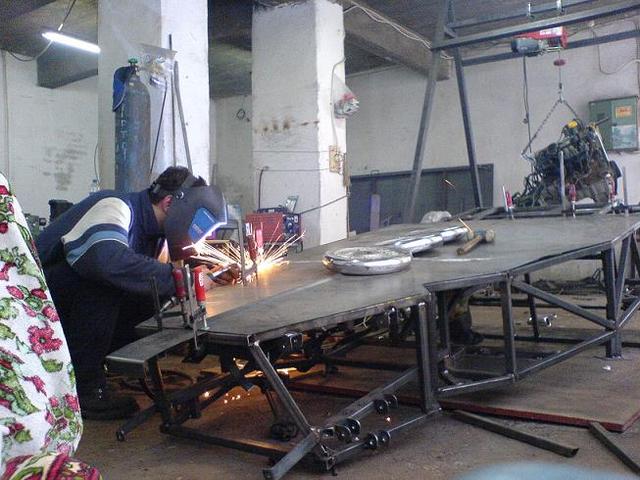 Welding bottom 