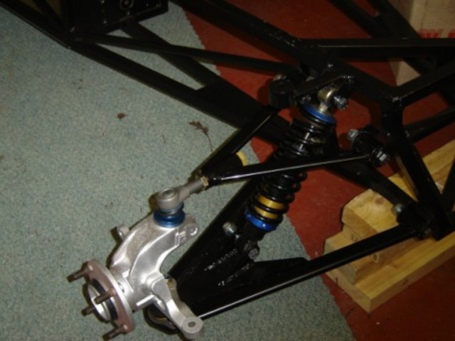 Mockup of front suspension 2