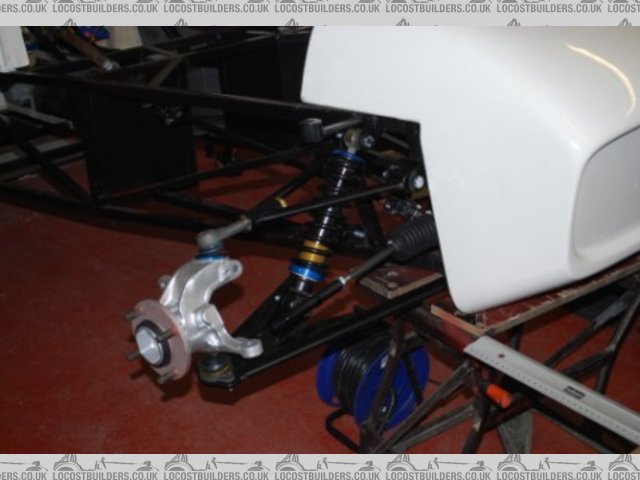 Mock up of the front suspension