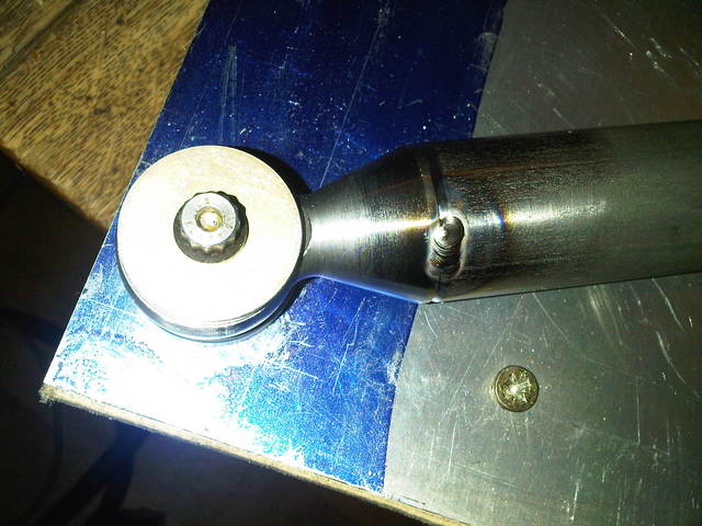 Lower front inner part welded in jig