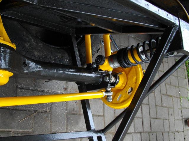 Axle fitted