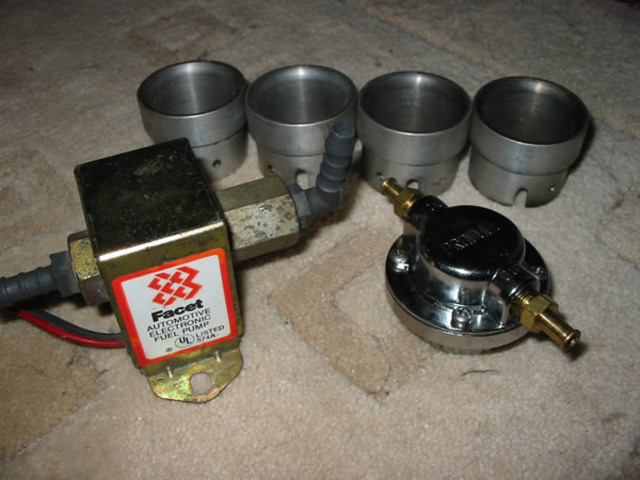 spare chokes, pump, regulator