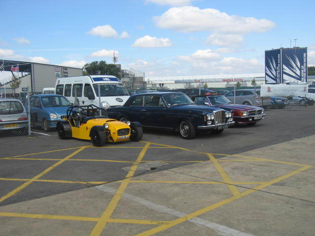 In the Aston Martin Enclosure