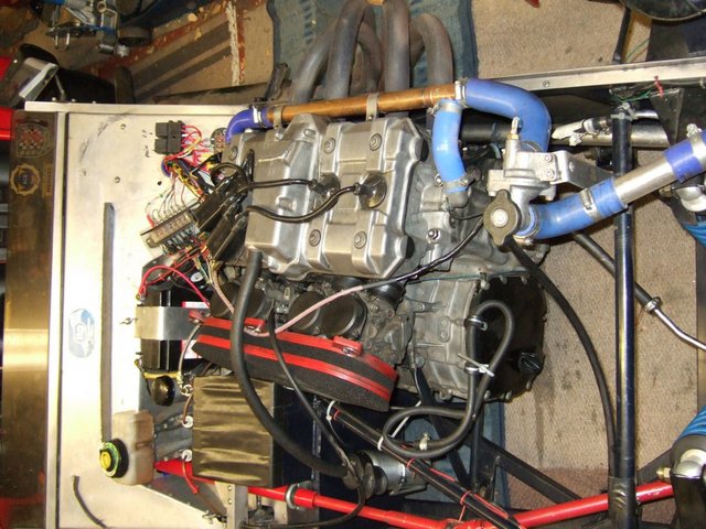 engine in chassis