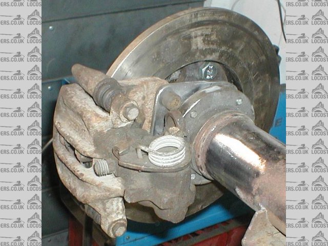 Audi rear disk calliper