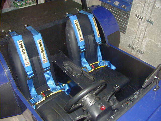 seats in harness on