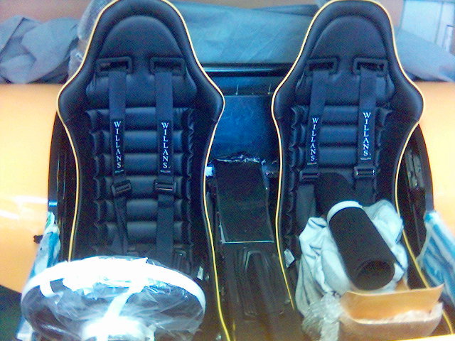New seats & harnesses fitted