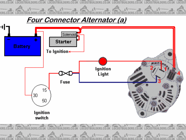 Nippon Denso alternator connections  Nd Alternator Wiring Diagram    LocostBuilders