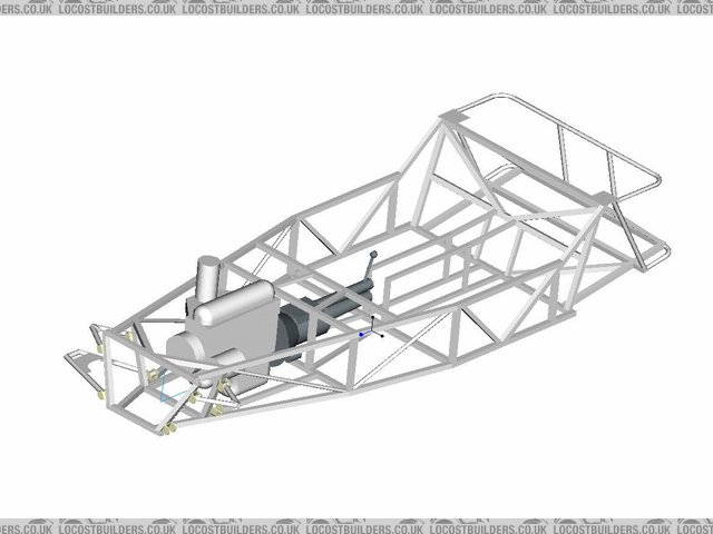 CAD model of book chassis