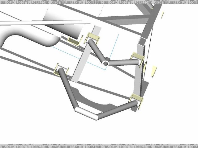 CAD model front suspension