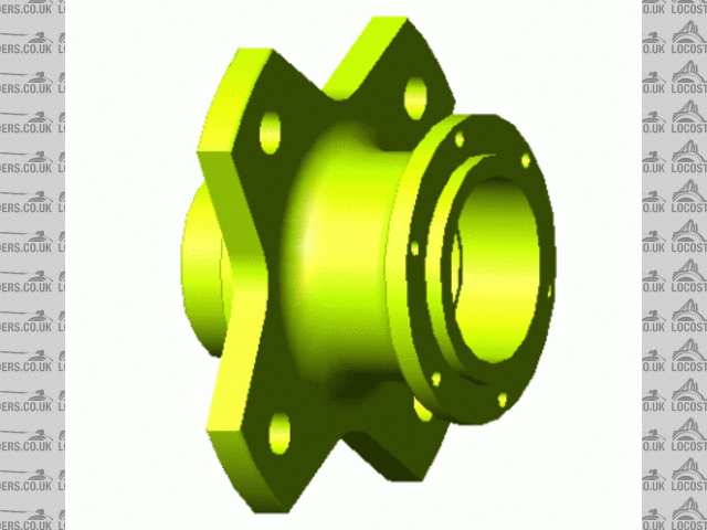 R6 front hub 3D view 2