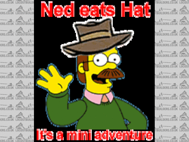 ned eats hat