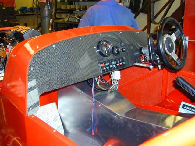 Dashboard, Front Transmission Cover Panel, Scuttle all fitted.