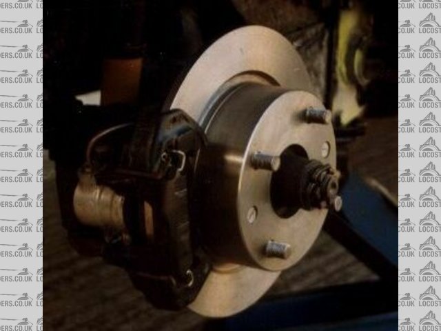 Rear disc brake conversion