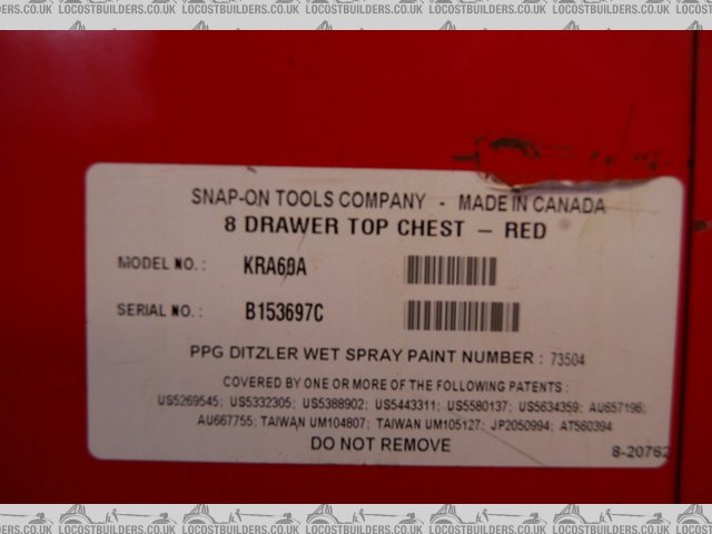 Snap-On RollCab and Topbox