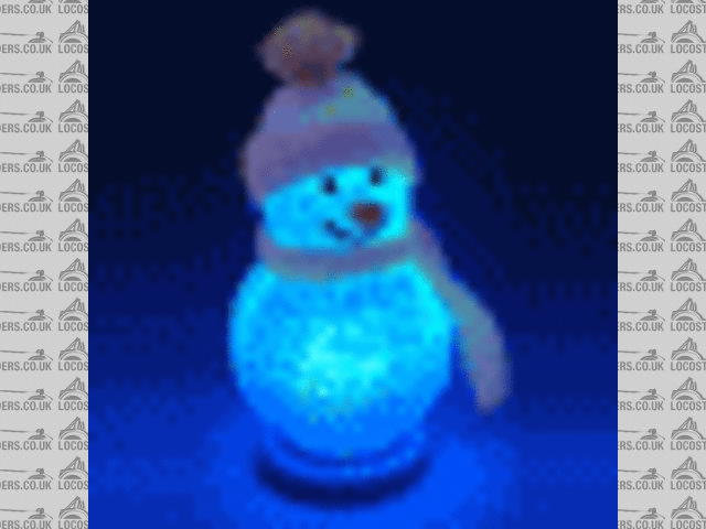 glowing-snowman